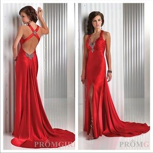Red prom dress